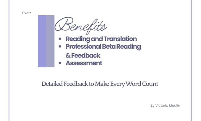 A service of beta reading by Victoriamoulin_ | Fiverr