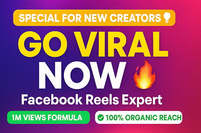 do facebook viral reel organic growth plan