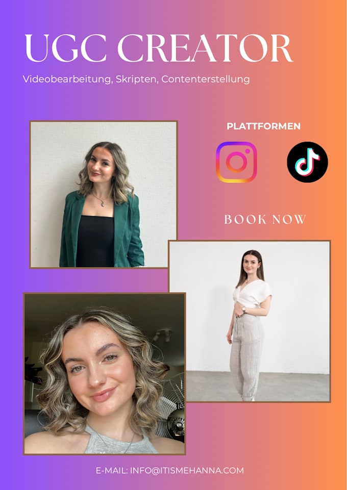 create ugc videos for your tiktok and instgram pages