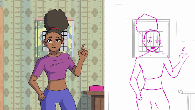 animate simple 2d frame by frame animation