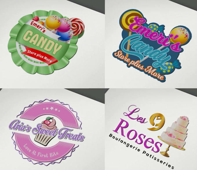 do bakery, cookies, dessert, pizza logo