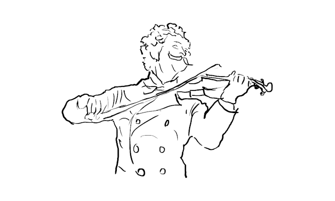 simple line art sketch