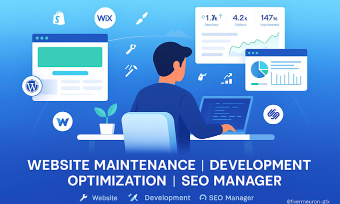 handle your website maintenance, development, customization and SEO optimization