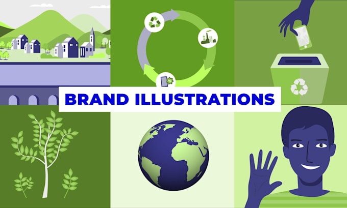 design and animate custom brand illustrations or icons