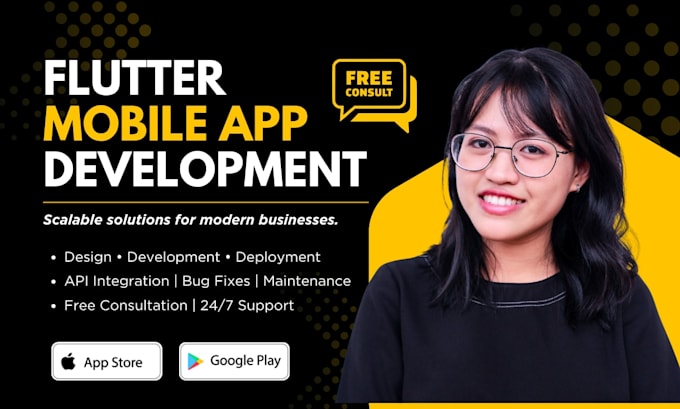 convert website to flutter app for ios and android