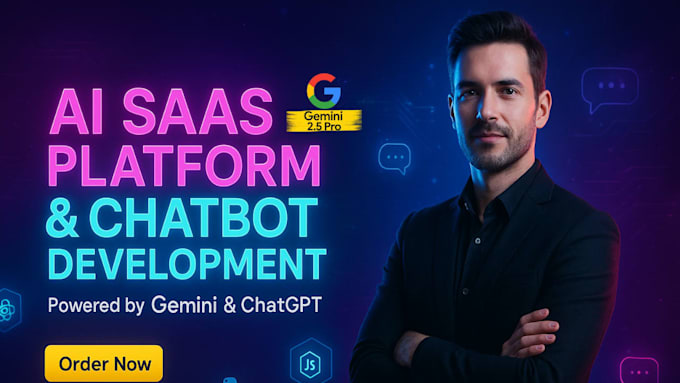 build your gemini pro ai saas and ai website or ai chatbot