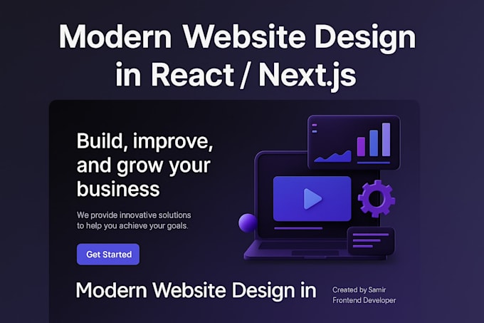 build a modern responsive website