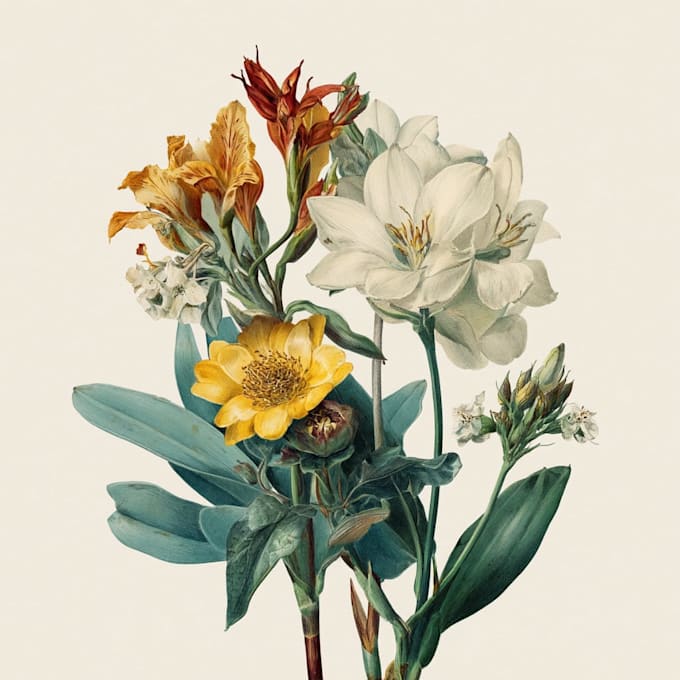 create a botanical illustration