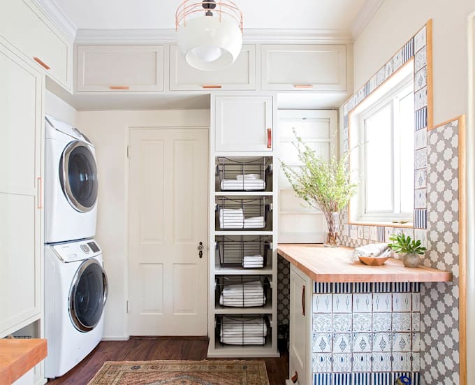 Create stunning 3d interior designs for your mudroom laundry room and ...