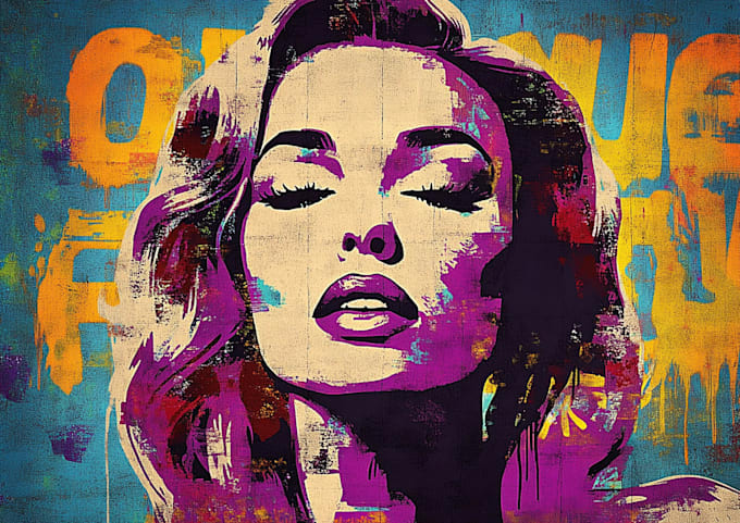 make multi layer stencil illustration for wall spray