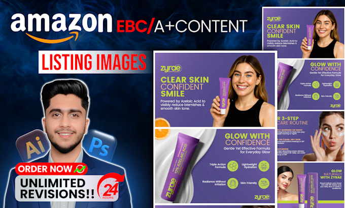 design stunning amazon enhanced brand content ebc a plus infographic images