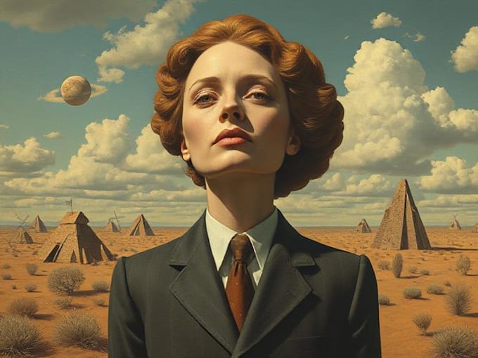 make a surreal digital collage artwork