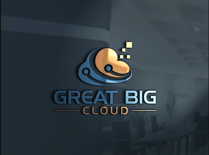 design unique creative cloud, software, and technology logo
