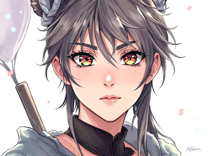 draw your portrait in anime style