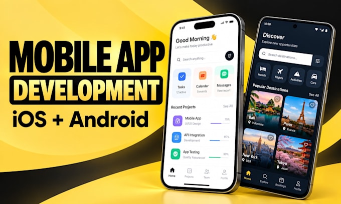 develop your mobile app for ios and android