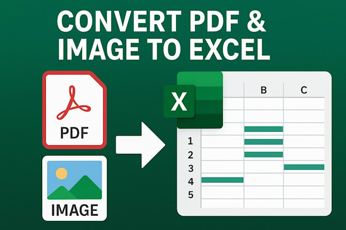 transform pdf and image data into excel and word
