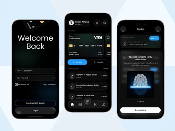develop payment app money transfer app crypto wallet app