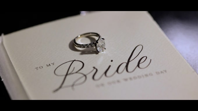 do a professional edit of your wedding
