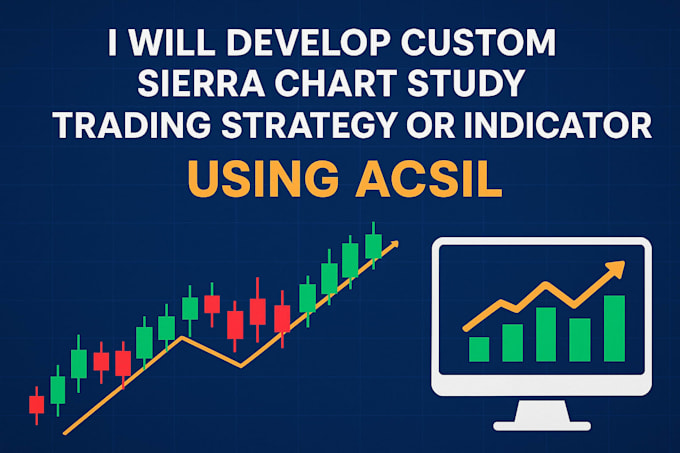 code custom sierra chart study or trading strategy acsil, sierra chart indicator