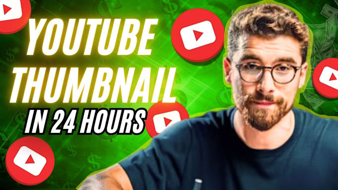 design eye catchy and viral youtube thumbnail in 24hrs