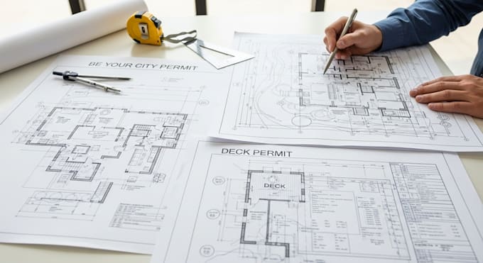 Be your city permit blueprint architect for house plans, deck permit by ...