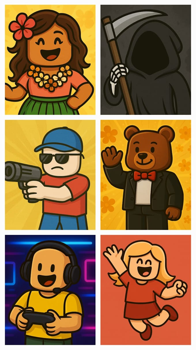 2d or 3d pfp for roblox, youtube