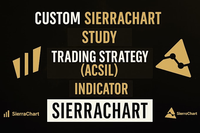 create custom sierrachart study or trading strategy acsil, sierrachart indicator