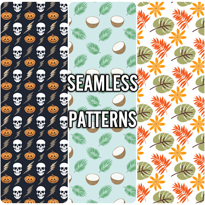 design trendy vector seamless repeat surface patterns