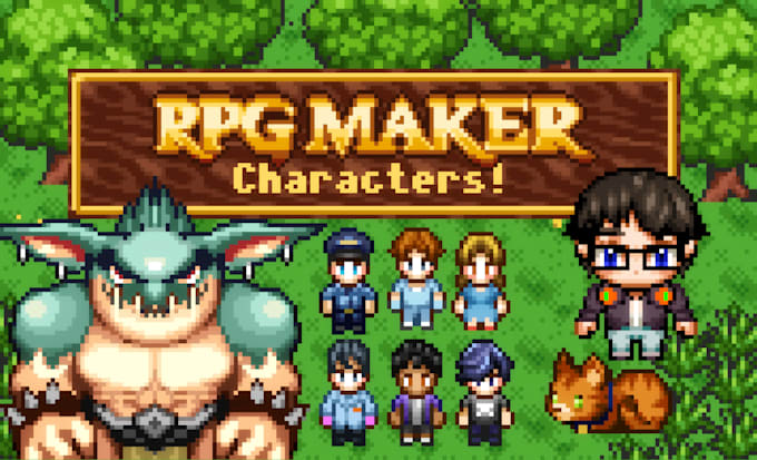 make you a custom sprite for your rpg maker game