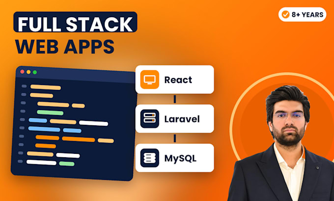 be your full stack developer for laravel, vue and react saas web apps