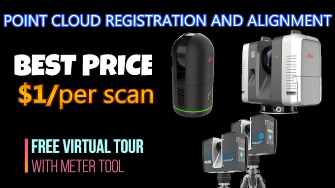 register, align and georeference point cloud scans