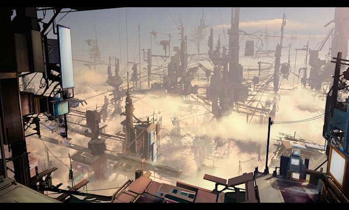 create concept art for your game world or level