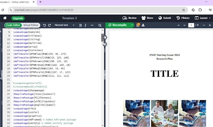convert PDF, word, or any document to latex overleaf
