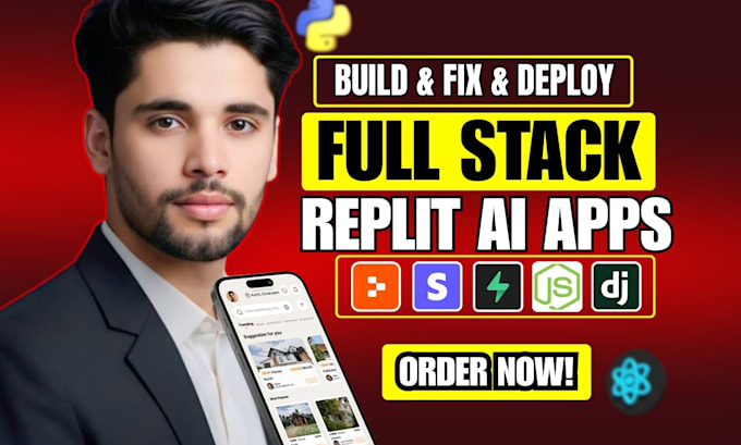 build and fix replit ai full stack websites using vibe coding