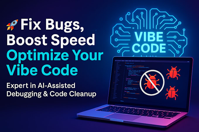 fix, clean, and optimize your vibe code or ai generated app professionally