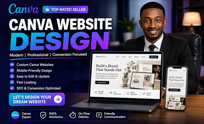 canva website design canva landing page canva website canva