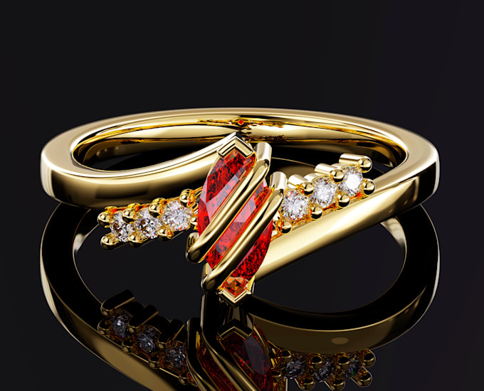do jewelry desing for printing and renders