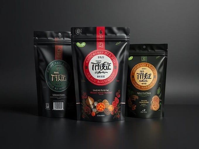 do product label design, packaging design, pouch design