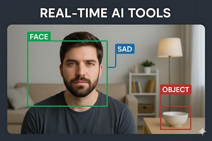 develop real time ai tool face emotion object detection software