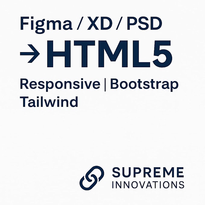 convert figma to html, psd to html responsive bootstrap