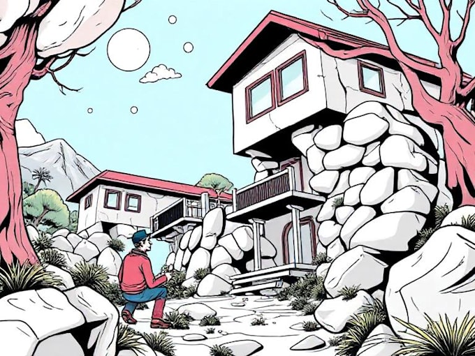 draw a comic, manga or webtoon page based on your scripts