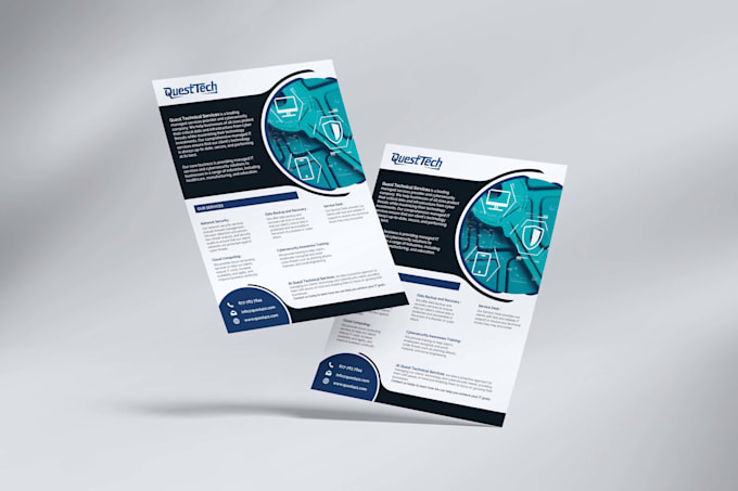 design one sheet, one pager, product sheet