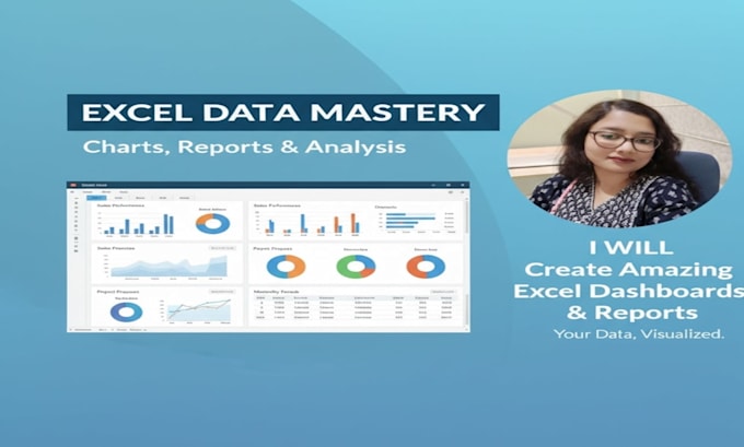 create excel charts and professional excel dashboard