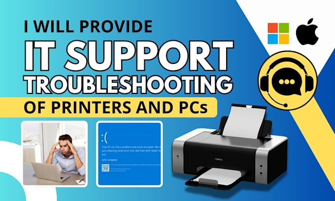 provide remote IT support and fix your PC or printer issues