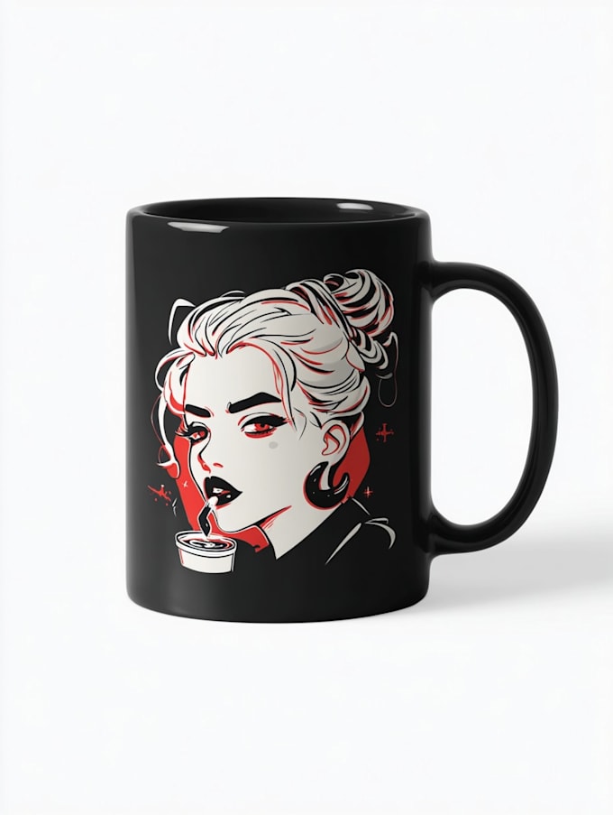 create a mug or coffee mug design