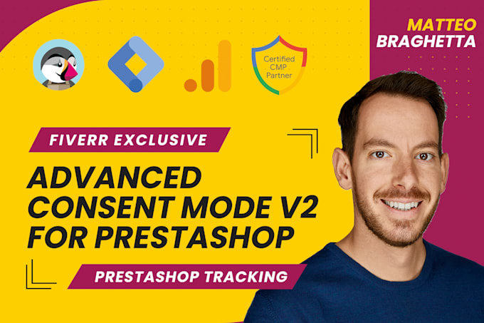 setup ga4 e google ads conversion tracking for prestashop with consent mode