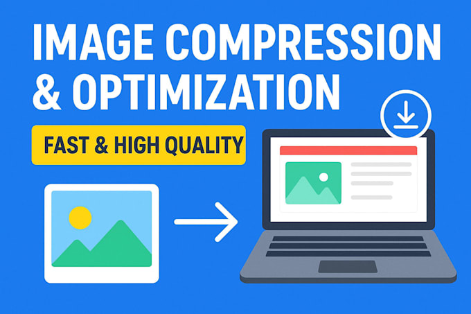 compress and optimize your images without losing quality