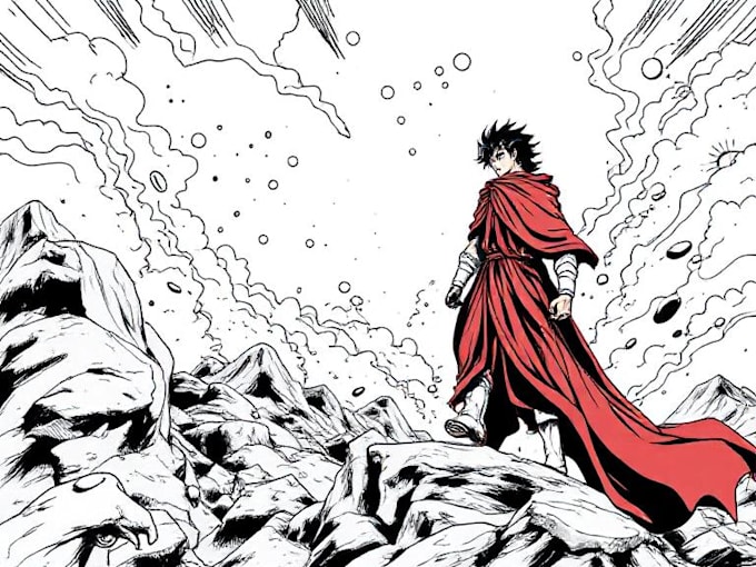 draw great manga pages for you