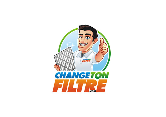 design greatest cleaning logo with change ton filter