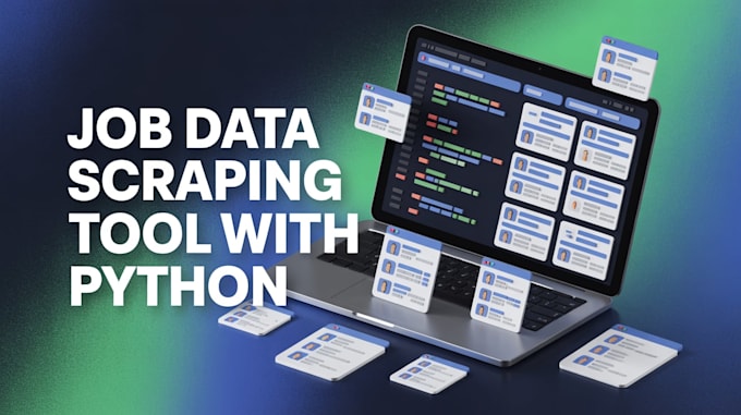 create job data scraping tools using python
